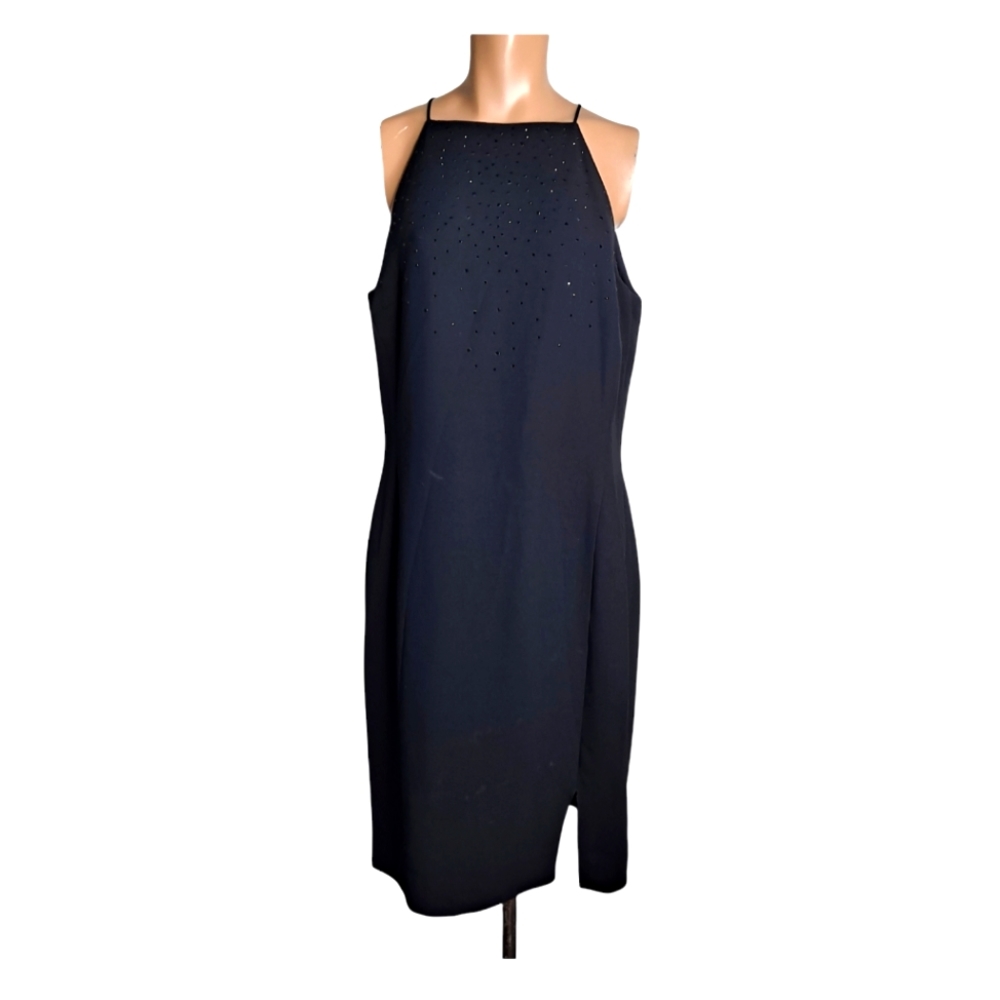 Vintage 90s y2k sheer mesh midi dress square neck grunge milkmaid